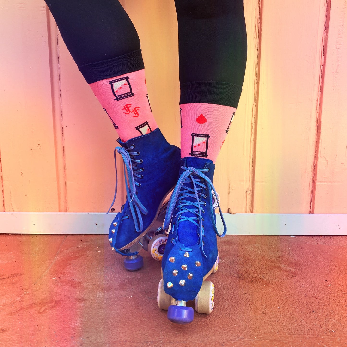 Pink Guillotine Socks