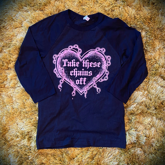 Take These Chains Off Raglan Tee