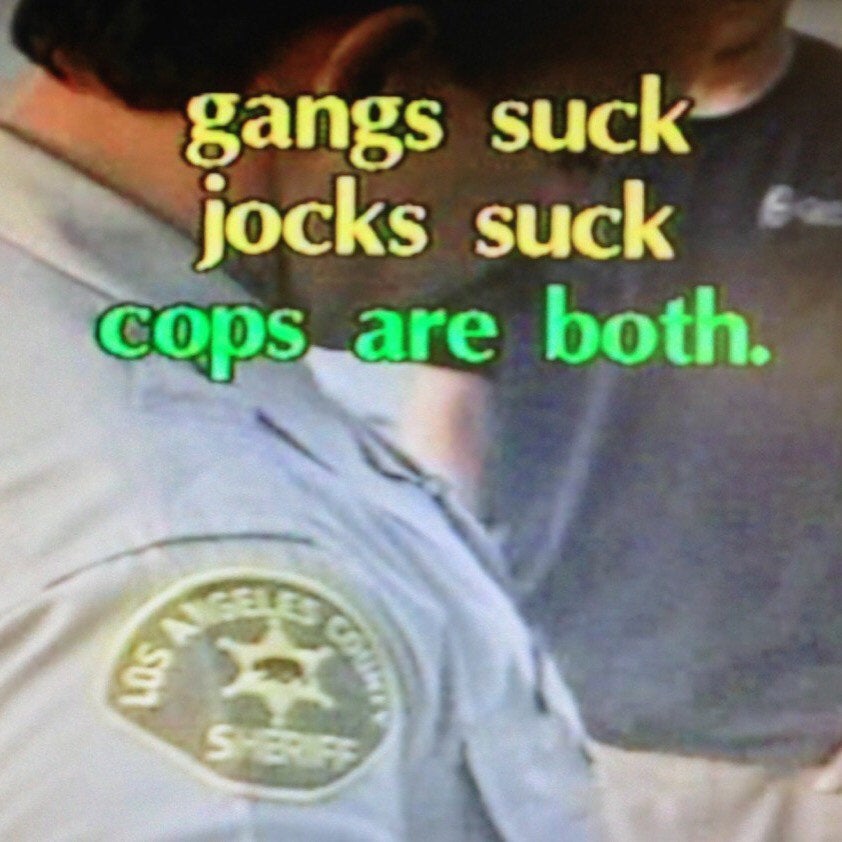 Cops Suck Pin : Black Lives Matter Donation