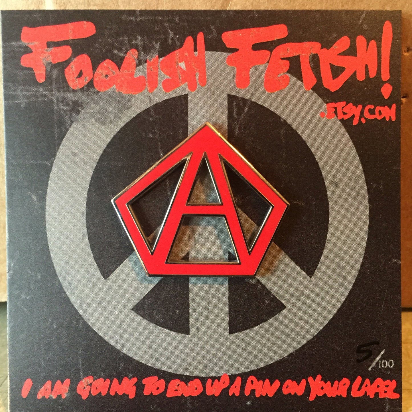 The System Anarchy Pin