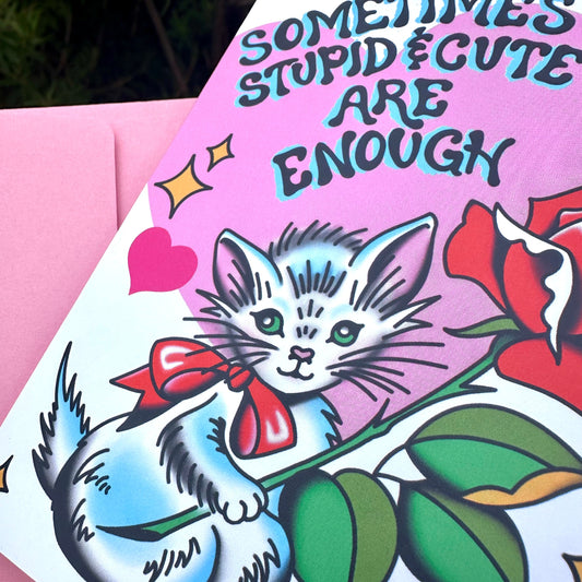 Stupid and Cute Valentine's Day Card