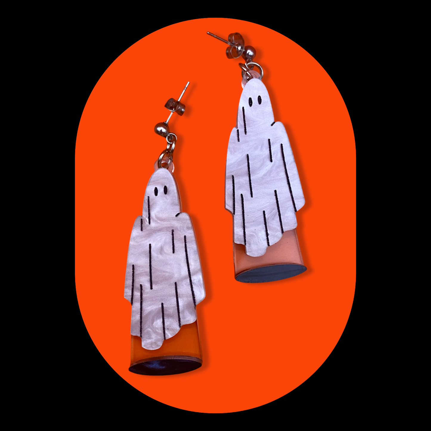 Spectral Shadow Ghost Earrings