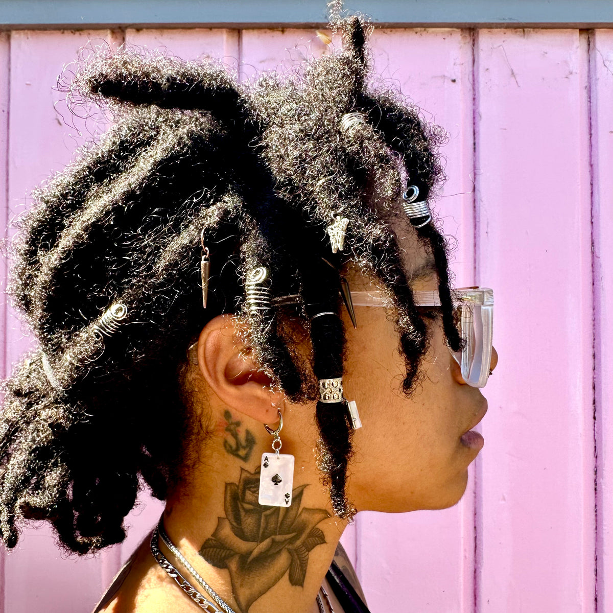 Aces of Spades Card Earrings