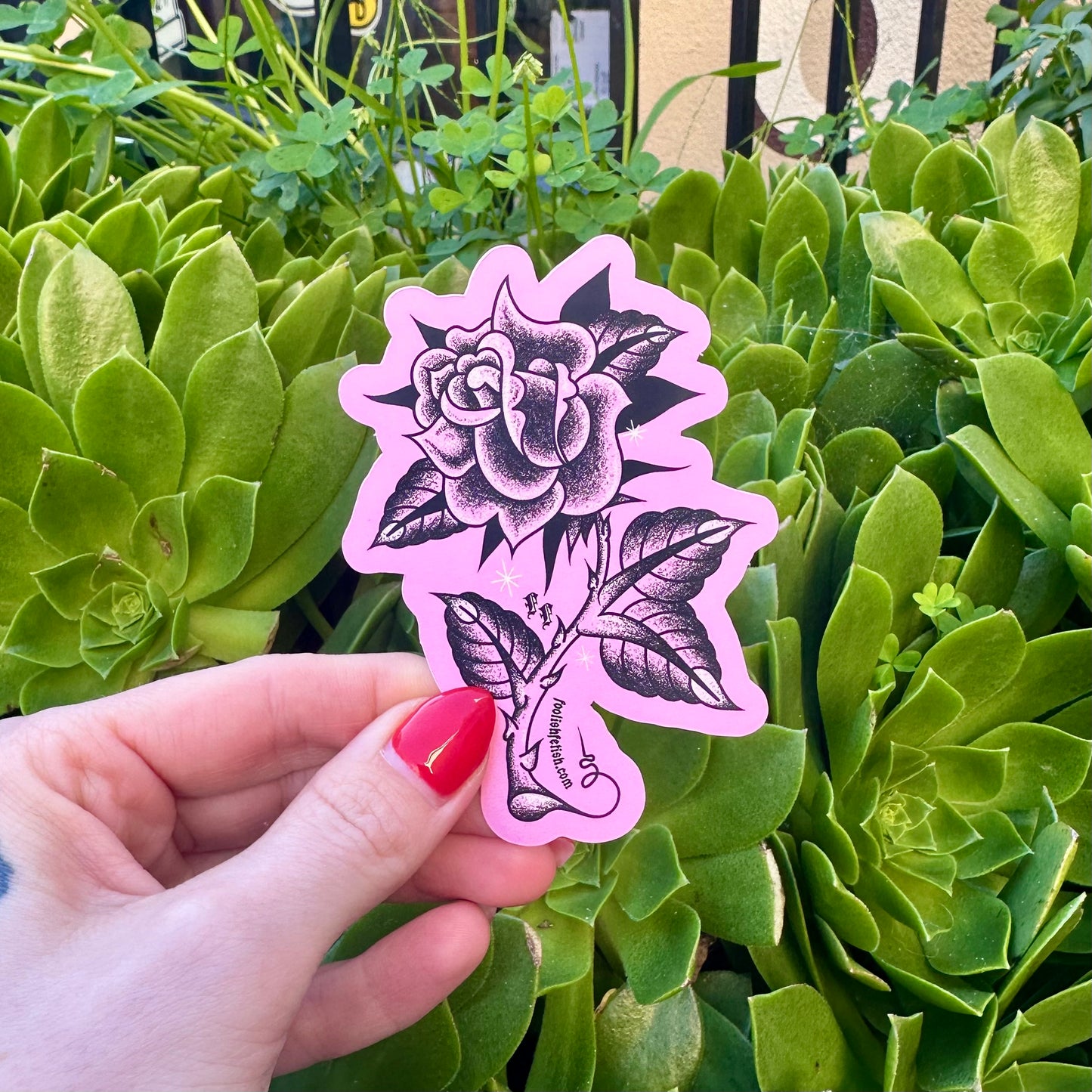 Rose Tattoo Sticker
