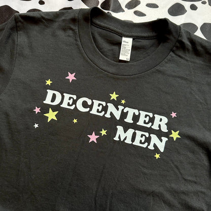 Decenter Men Feminist Black Crop Top
