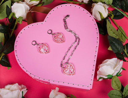 All Locked Up Heart Padlock Necklace