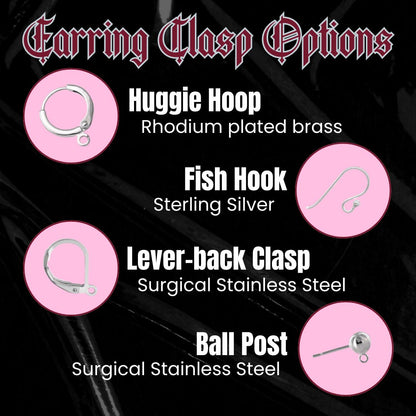 Comedy Tragedy Mask Earrings