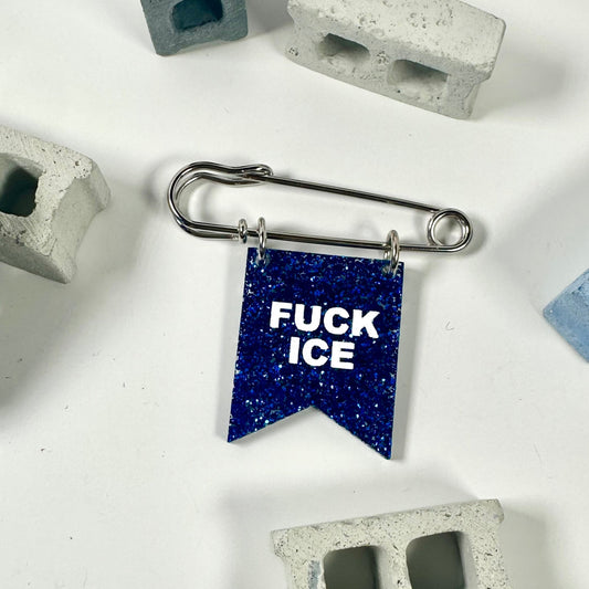 Fuck ICE Banner Pin - Fundraiser