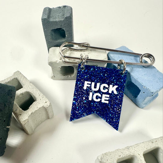 Fuck ICE Banner Pin - Fundraiser