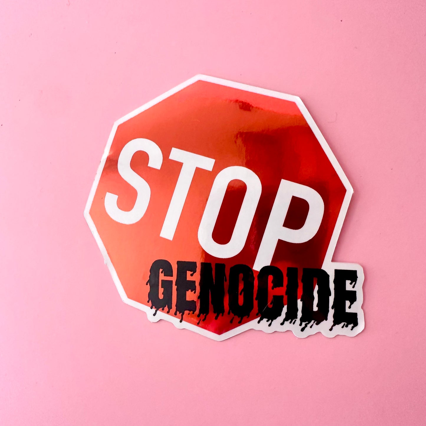 Stop Genocide Sticker