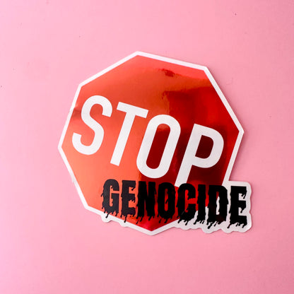 Stop Genocide Sticker