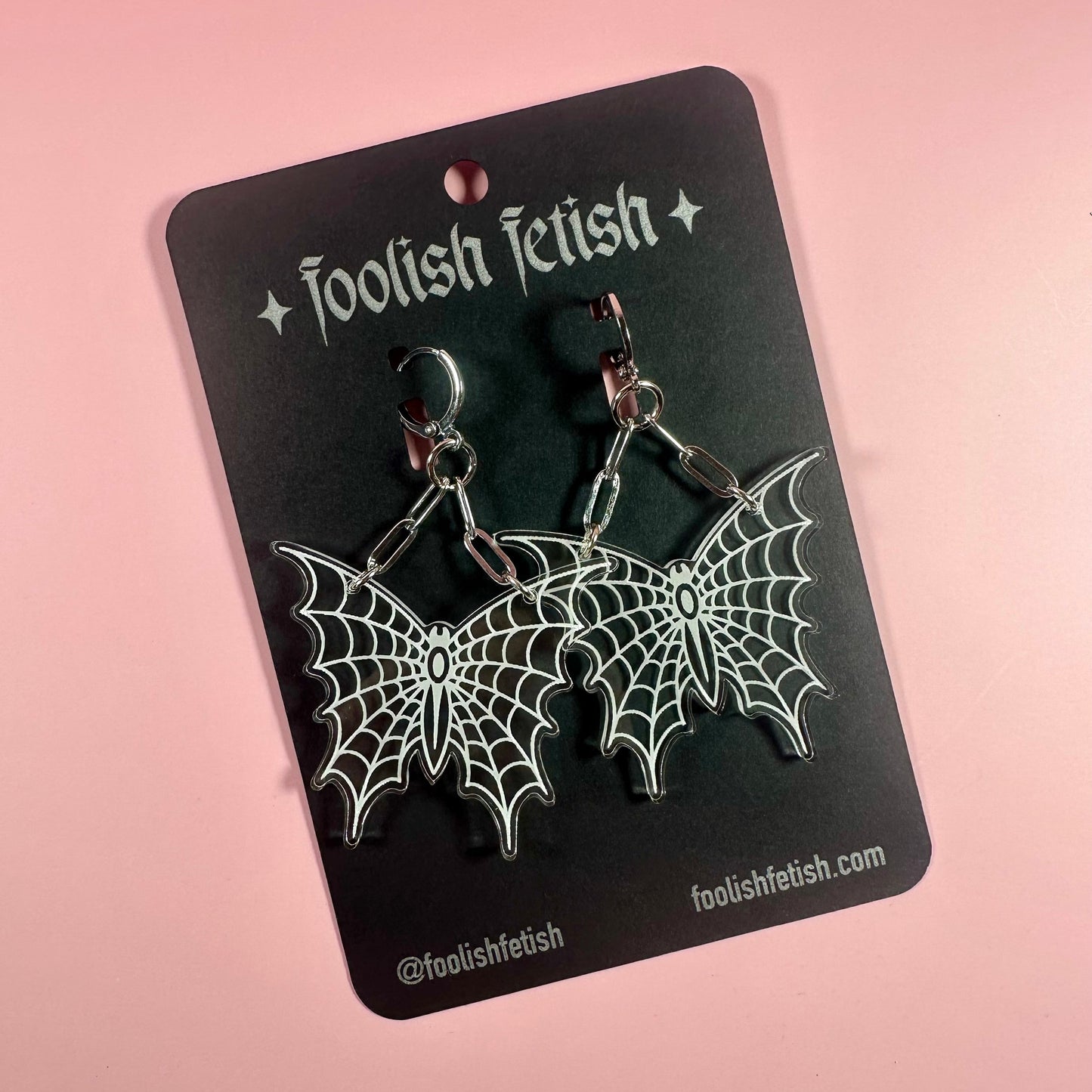 Webbed Butterfly Earrings