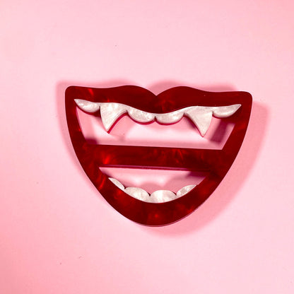 Vampire Smile Scarf Ring