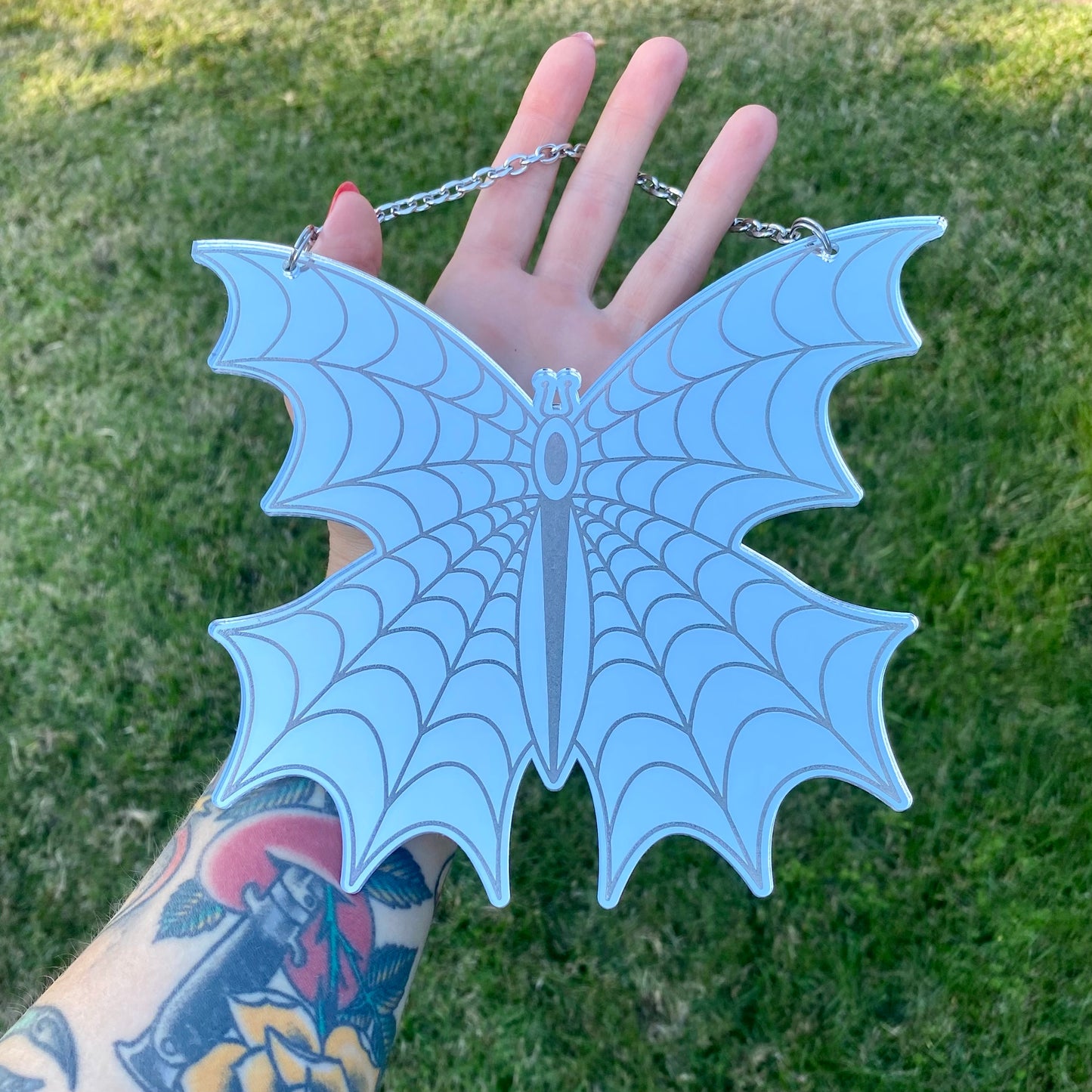Mini Spiderweb Butterfly Wall Hanging