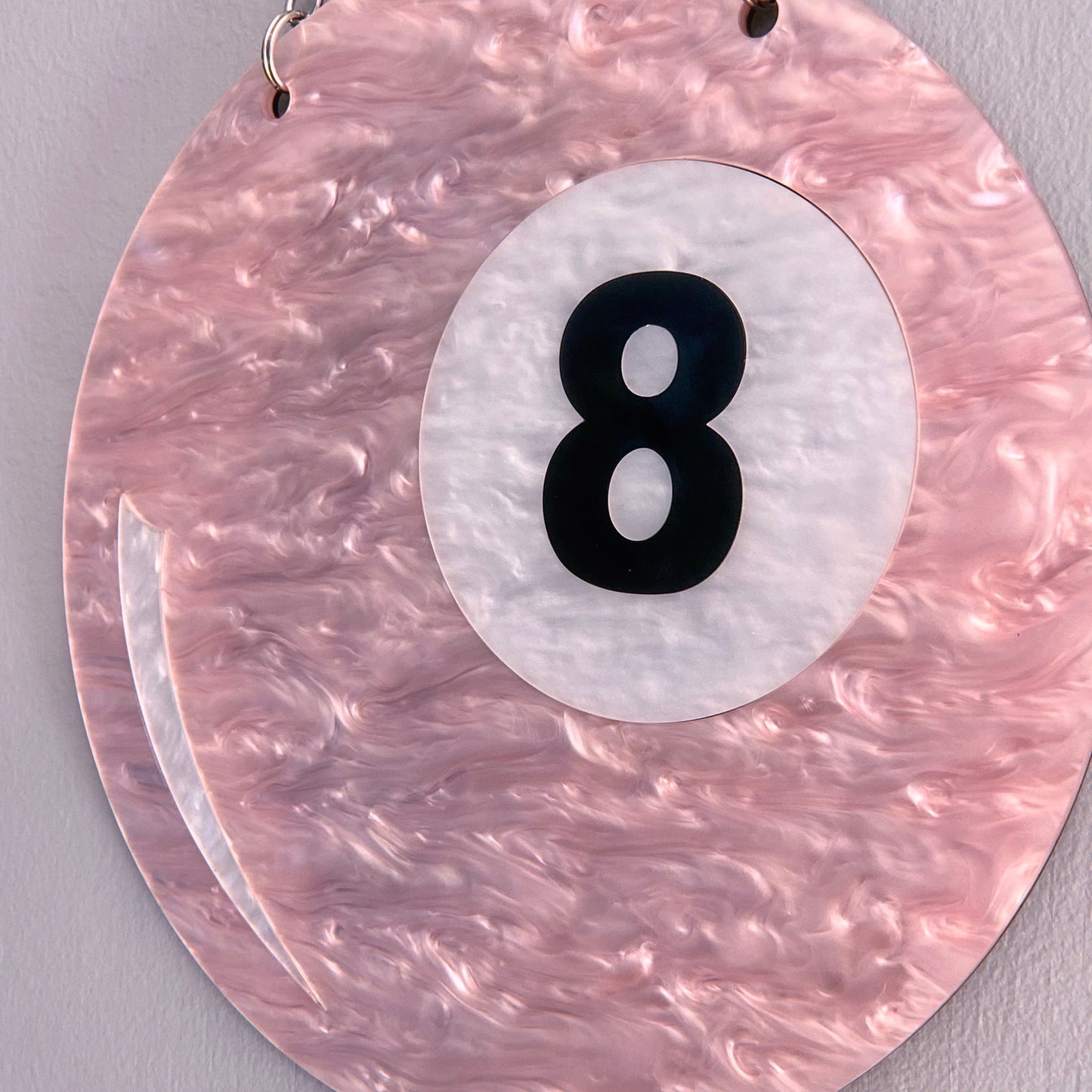 Pink Eight Ball Wall Art
