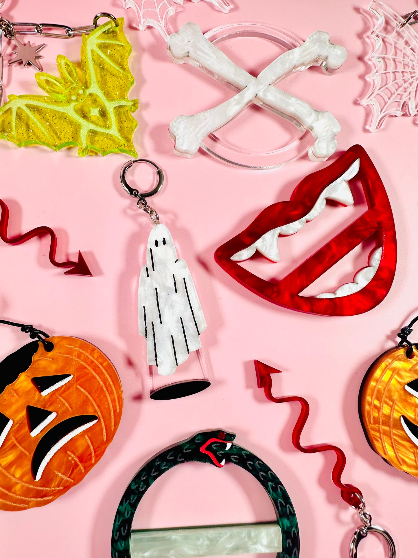 Spectral Shadow Ghost Earrings