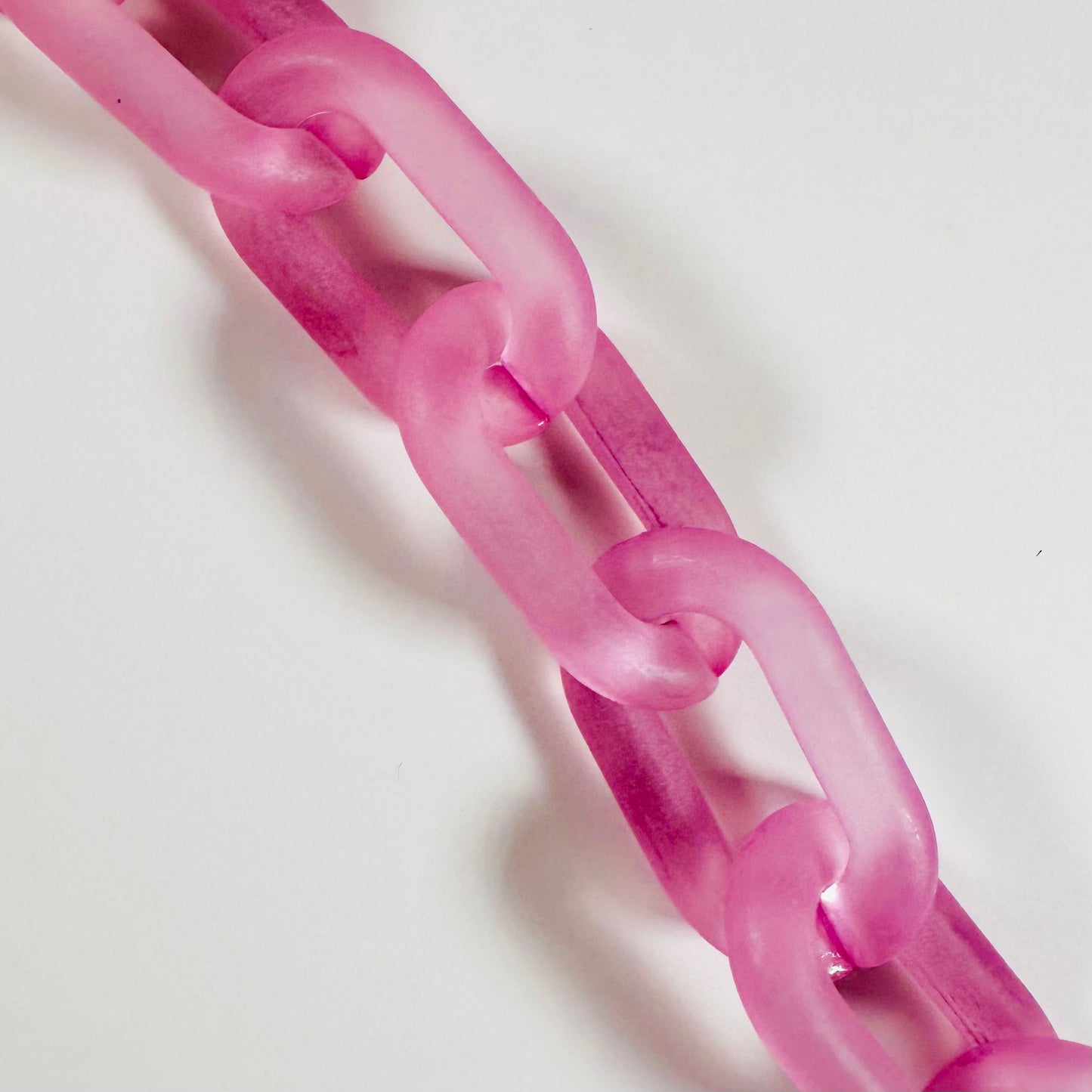 Frosted Chain Single Link O Ring Earrings-Multiple Colors