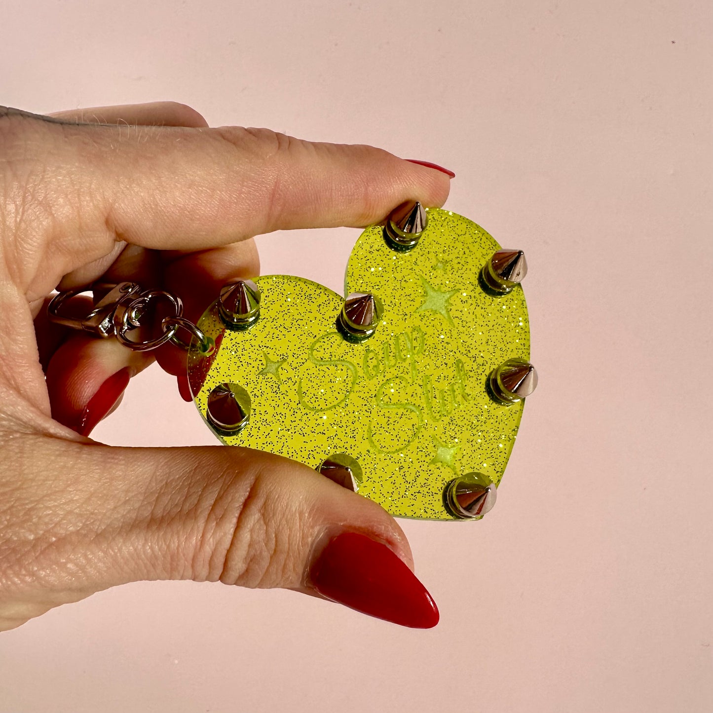 Soup Slut Studded Keychain/Bag Charm