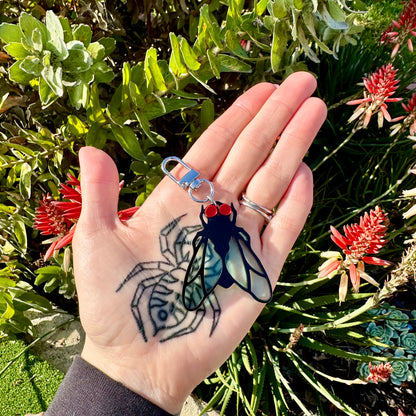 Human Fly Bag Charm/Keychain