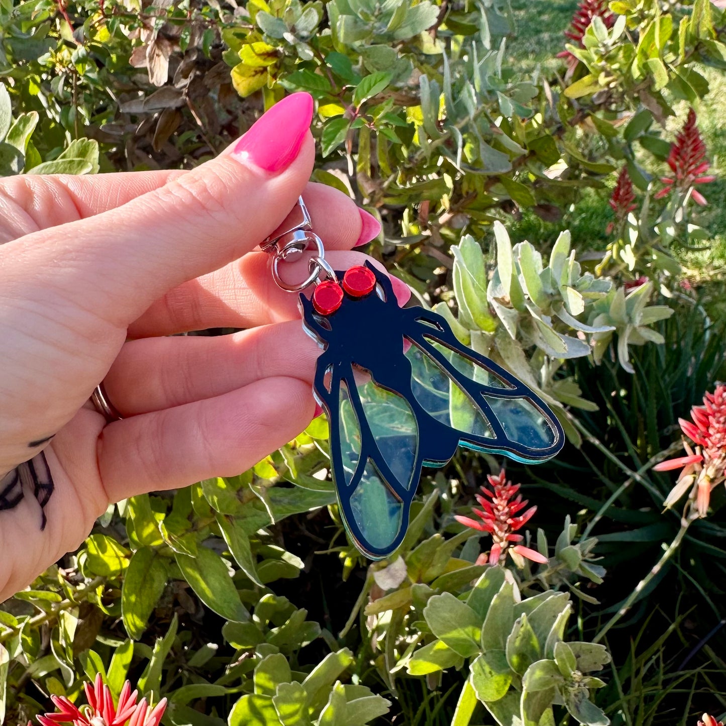 Human Fly Bag Charm/Keychain