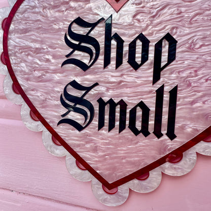 Shop Small Doily Heart Wall Art Hanging Sign