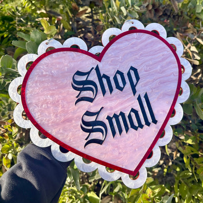 Shop Small Doily Heart Wall Art Hanging Sign