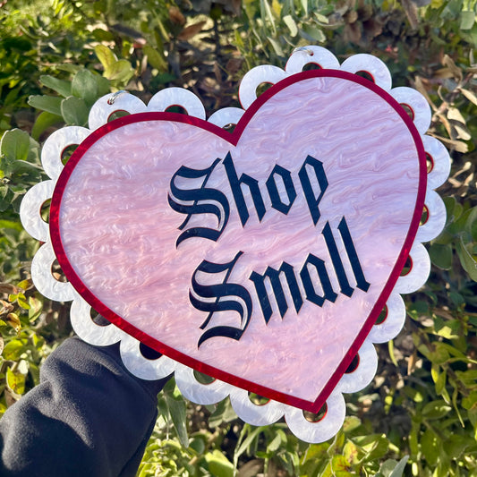 Shop Small Doily Heart Wall Art Hanging Sign