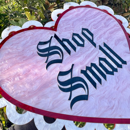 Shop Small Doily Heart Wall Art Hanging Sign