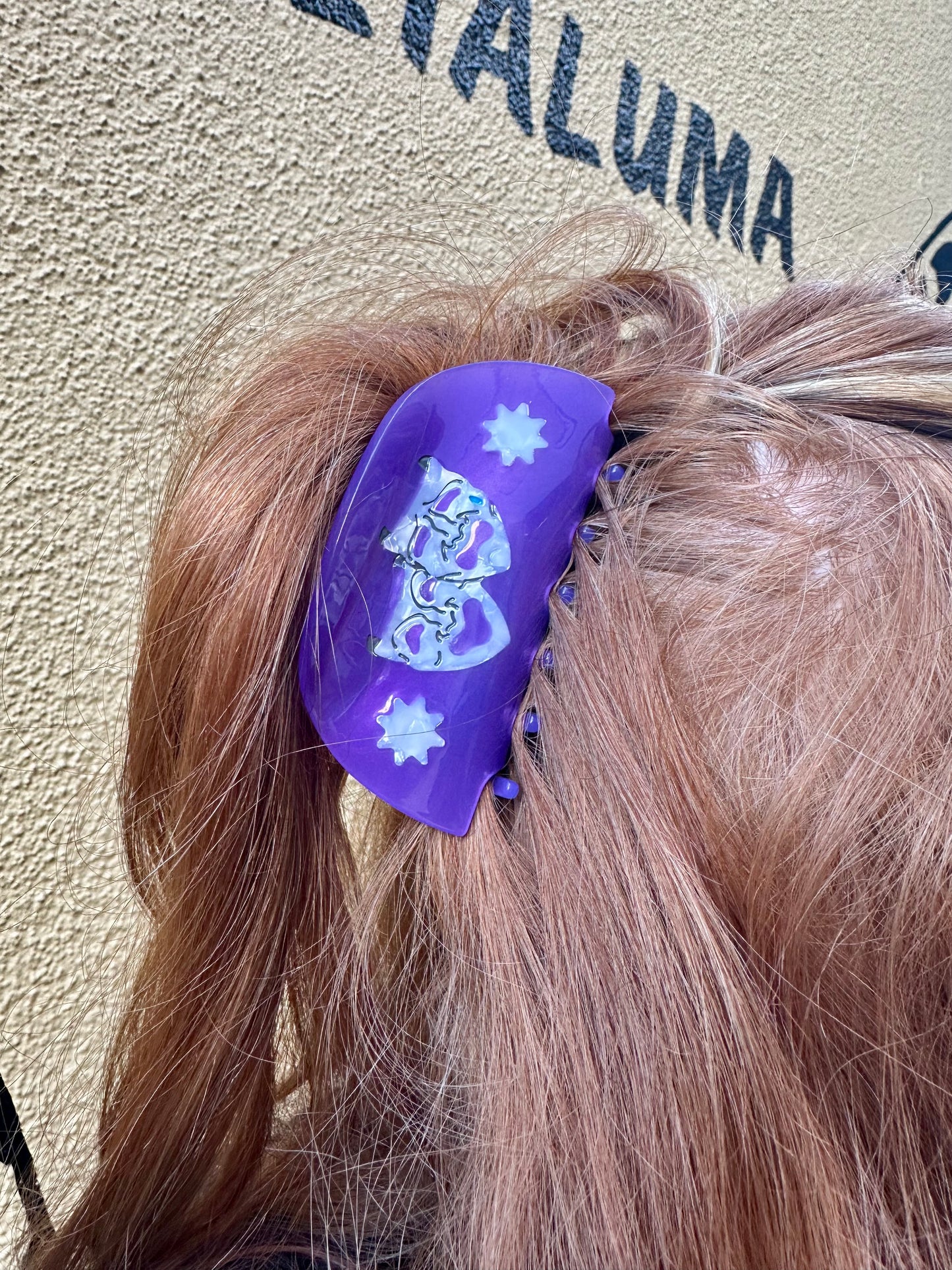 Comedy Tragedy Hair Claw Clip