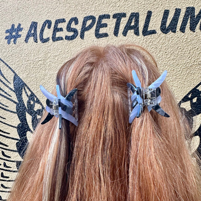 Barbed Wire Mini Claw Clips