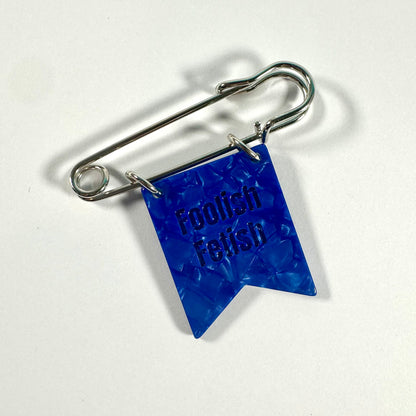 Fuck ICE Banner Ribbon Safety Pin - Fundraiser