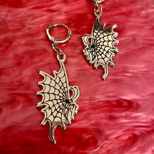 Butterfly Web Earrings