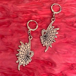 Butterfly Web Earrings