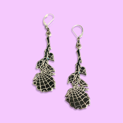 RESTOCKED : Tangled Rose Earrings