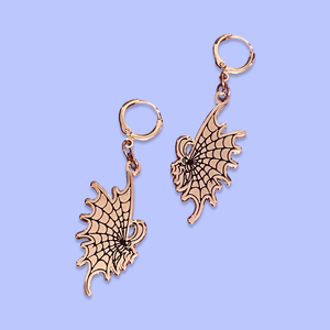 Butterfly Web Earrings