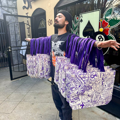 Tattoo Stencil Tote Bag