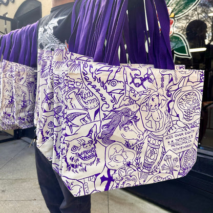 Tattoo Stencil Tote Bag