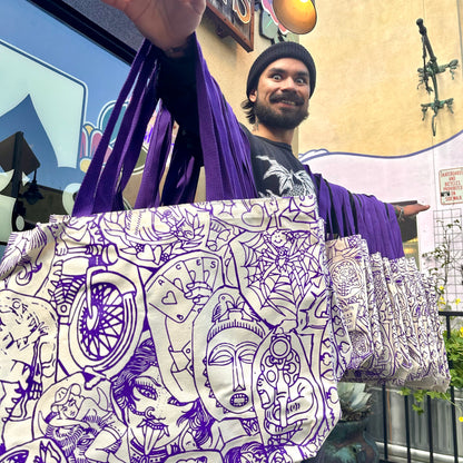 Tattoo Stencil Tote Bag