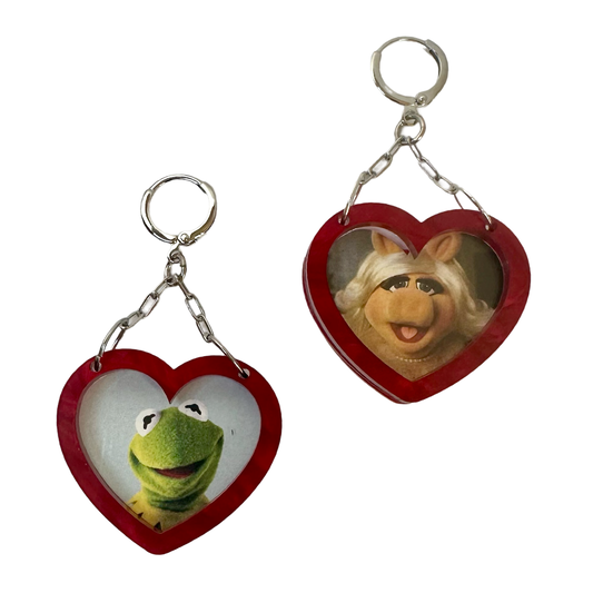Heart Frame Earrings
