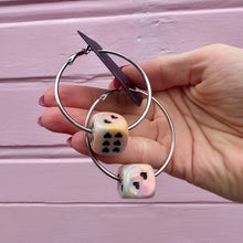 Load image into Gallery viewer, Love&#39;s A Gamble Hoops - Various Color Options!
