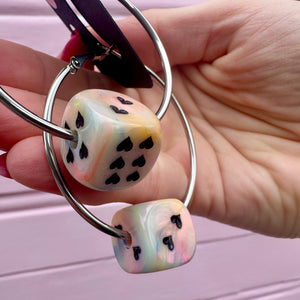 Love's A Gamble Hoops - Various Color Options!