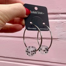 Load image into Gallery viewer, Love&#39;s A Gamble Hoops - Various Color Options!
