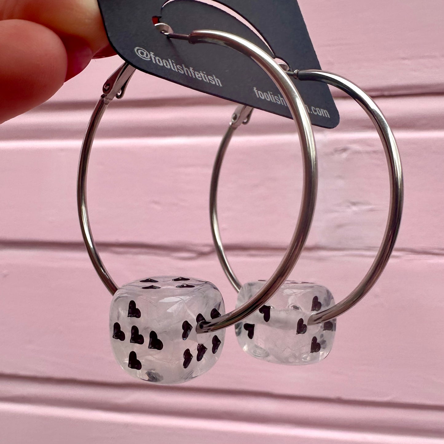 Love's A Gamble Hoops - Various Color Options!
