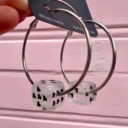 Love's A Gamble Hoops - Various Color Options!