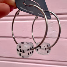 Load image into Gallery viewer, Love&#39;s A Gamble Hoops - Various Color Options!
