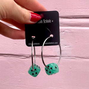 Love's A Gamble Hoops - Various Color Options!