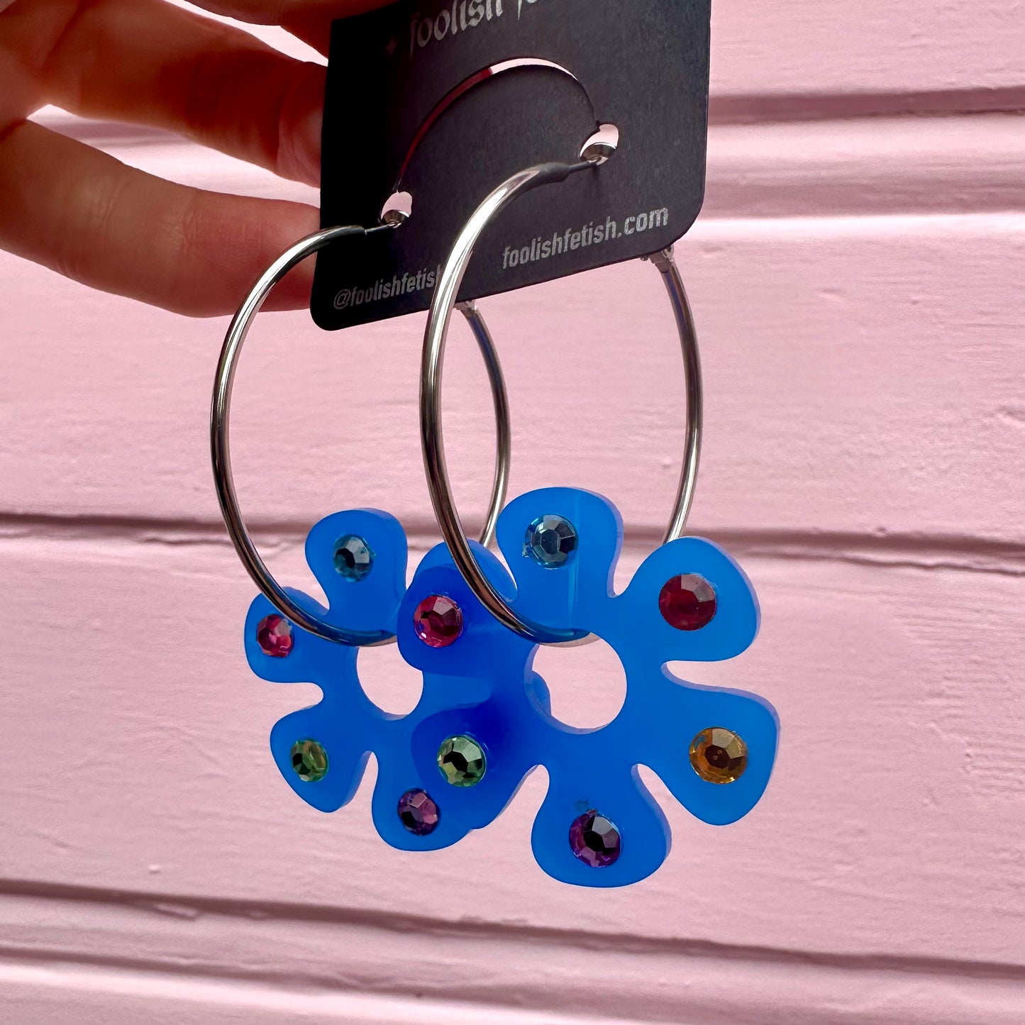 Flower Power Hoops