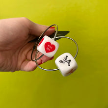 Load image into Gallery viewer, Sex Dice Hoops - Sweet &#39;n Spicy
