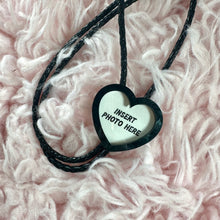 Load image into Gallery viewer, Heart Frame Bolo Tie
