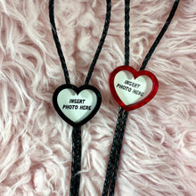 Load image into Gallery viewer, Heart Frame Bolo Tie
